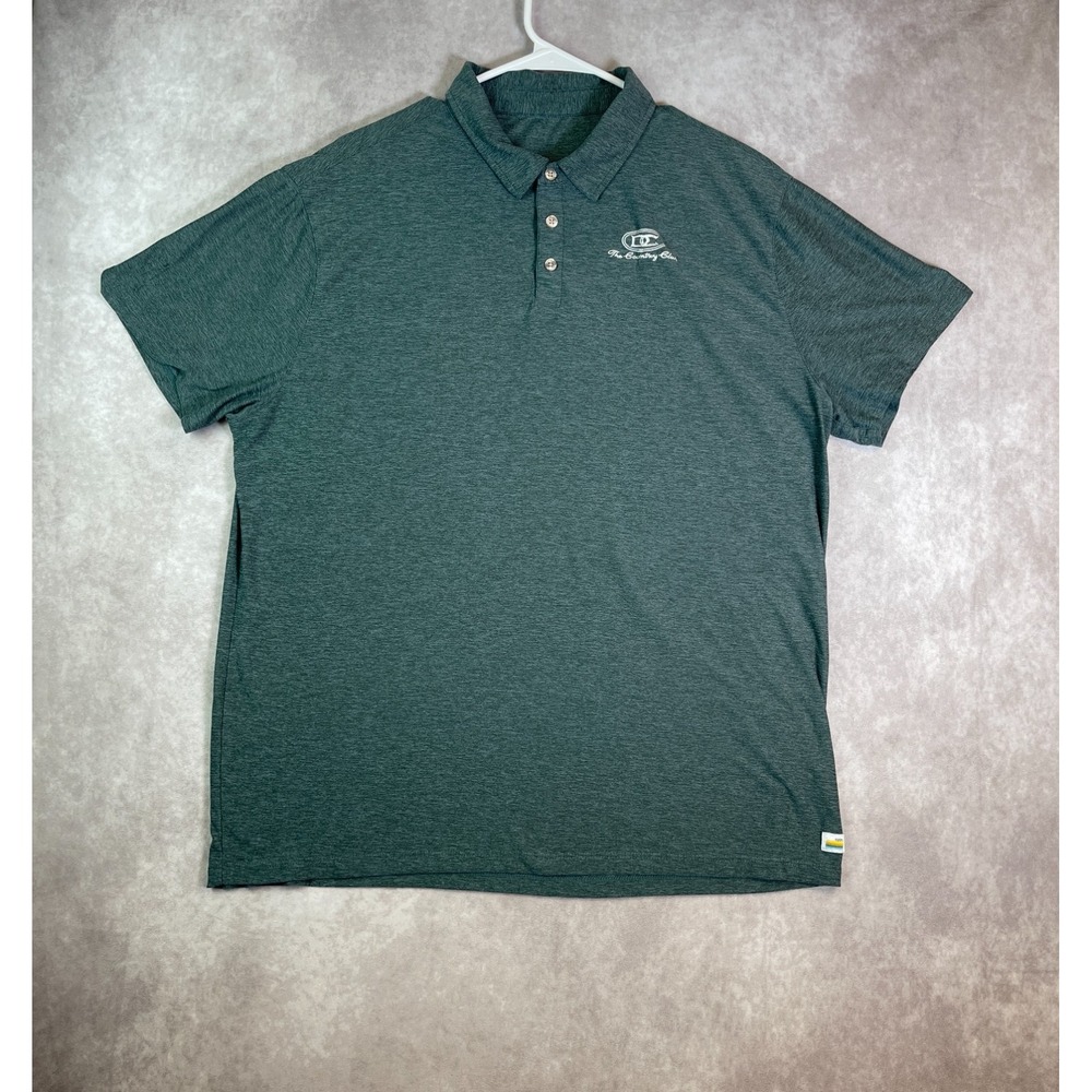 Vuori Strato Tech Polo Shirt Mens XL Grey Country Club at DC Performance Golf